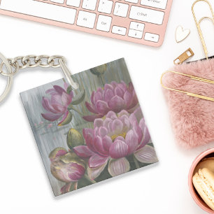 Llavero Ellis Rowan Agua Rosa Lily Flores Vintage