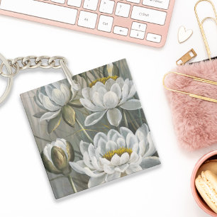 Llavero Ellis Rowan White Water Lily Vintage Flowers
