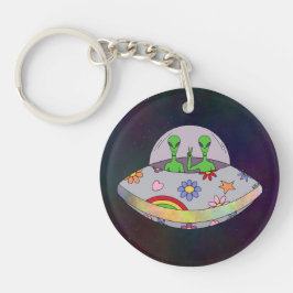 Llavero Ellos vienen en paz OVNI