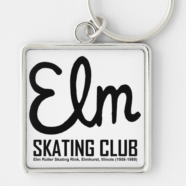 Llavero Elm Skating Club, Elmhurst, Illinois (Frente)