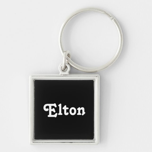 Llavero Elton de la cadena de claves (Frente)
