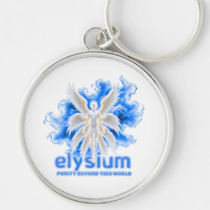 Llavero Elysium Celestial Alas de Ángel Guardián Arte Pop