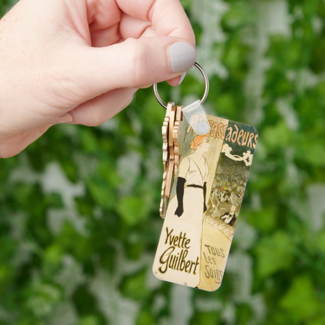 Llavero Embajadores Yvette Guilbert de Theophile Steinlen (Mano)