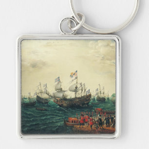 Llavero Embarcadura en la margen del Palatino Elector