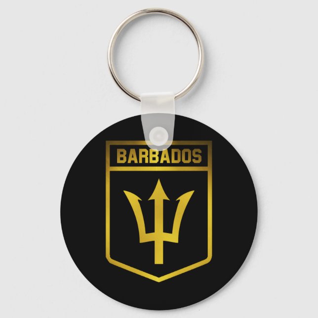 Llavero Emblema de Barbados (Anverso)