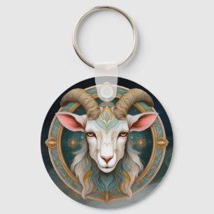 Llavero Emblema de Cabra Fantasía RPG Grimmloch