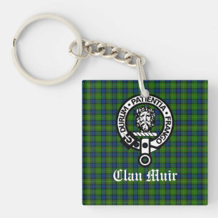 Llavero Emblema de clan Muir y tartán