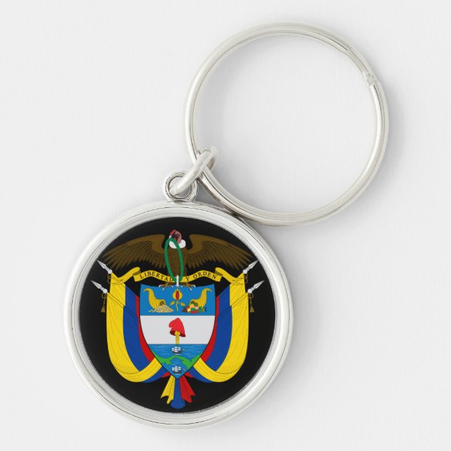 Llavero emblema de colombia (Frente)