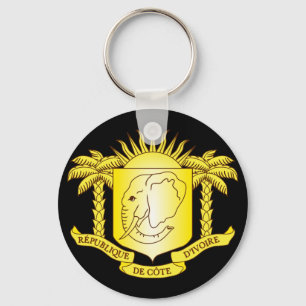Llavero emblema de côte d'ivoire
