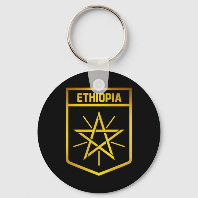 Llavero Emblema de Etiopía (Anverso)