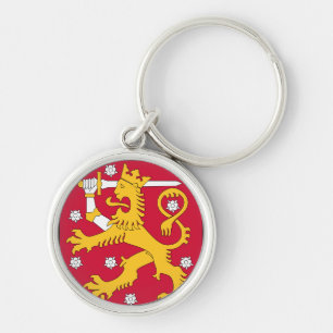 Llavero emblema de Finlandia