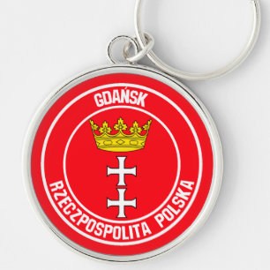 Llavero Emblema de Gdansk Round