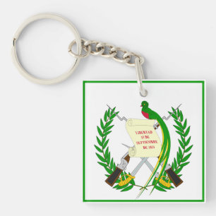 Llavero emblema de guatemala