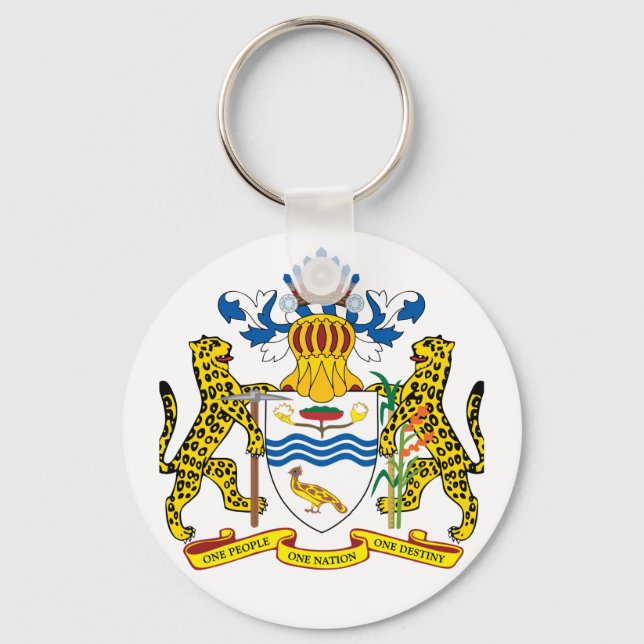 Llavero emblema de guyana (Anverso)