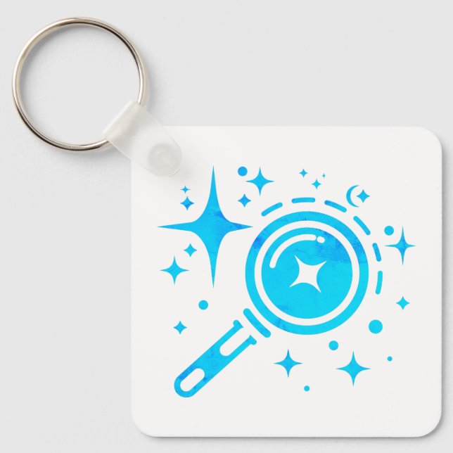 Llavero Emblema de IA Estrellas de Twinkle, faro de la era (Anverso)