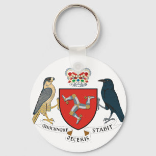 Llavero emblema de la isla del hombre