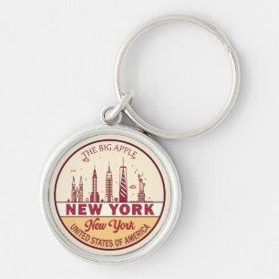 Llavero Emblema de la línea aérea de Nueva York