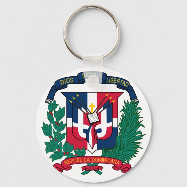 Llavero emblema de la república dominicana (Anverso)
