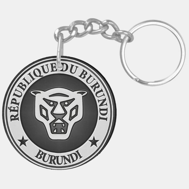 Llavero Emblema de la ronda de Burundi (Atrás Derecha)