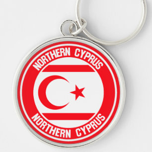 Llavero Emblema de la Ronda de Chipre Septentrional