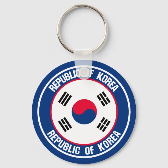 Llavero Emblema de la Ronda de Corea del Sur (Anverso)