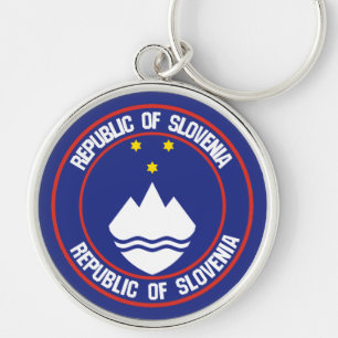 Llavero Emblema de la Ronda de Eslovenia