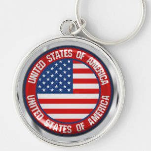 Llavero Emblema de la Ronda de Estados Unidos