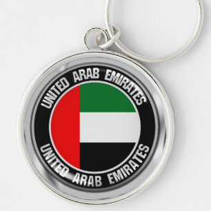 Llavero Emblema de la Ronda de los Emiratos Árabes Unidos
