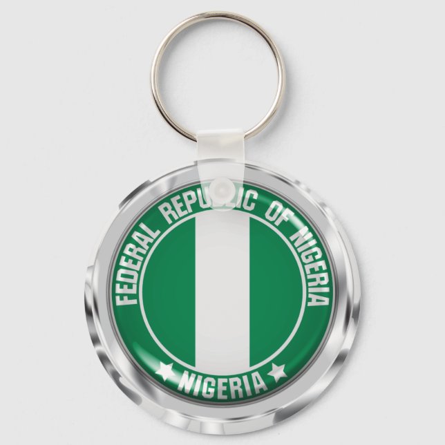 Llavero Emblema de la Ronda de Nigeria (Anverso)