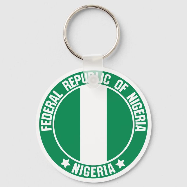Llavero Emblema de la Ronda de Nigeria (Anverso)