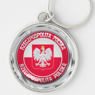 Llavero Emblema de la ronda de Polonia
