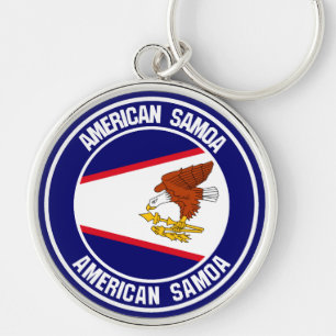 Llavero Emblema de la Ronda de Samoa Americana