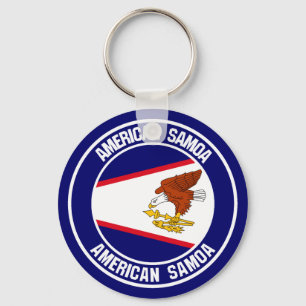 Llavero Emblema de la Ronda de Samoa Americana