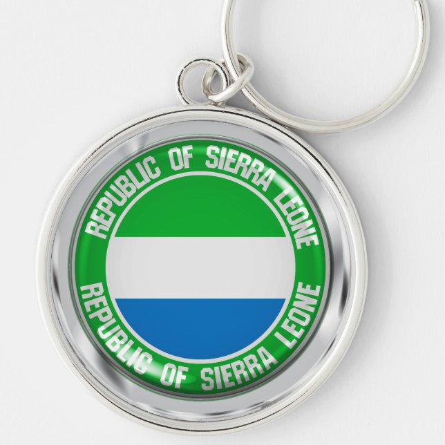 Llavero Emblema de la Ronda de Sierra Leona (Frente)
