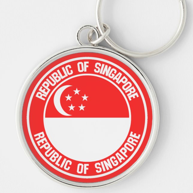 Llavero Emblema de la Ronda de Singapur (Frente)