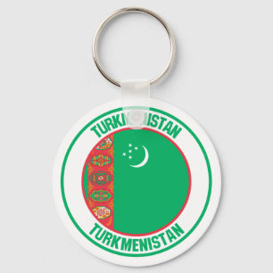 Llavero Emblema de la Ronda de Turkmenistán