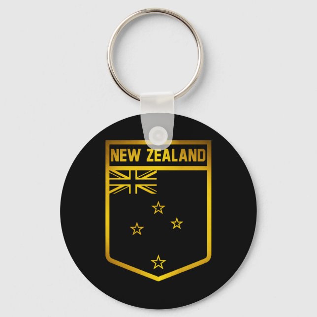 Llavero Emblema de Nueva Zelanda (Anverso)