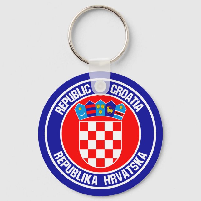 Llavero Emblema de Ronda de Croacia (Anverso)