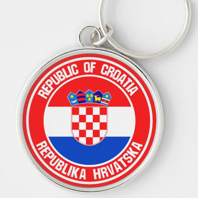 Llavero Emblema de Ronda de Croacia (Frente)