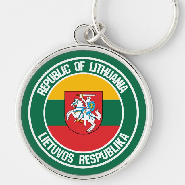 Llavero Emblema de Ronda de Lituania (Frente)