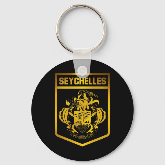 Llavero Emblema de Seychelles (Anverso)