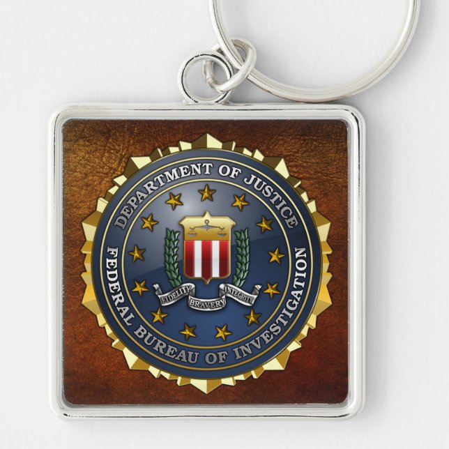Llavero Emblema del FBI (Frente)