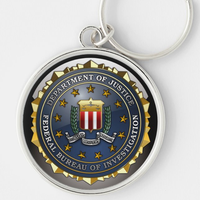 Llavero Emblema del FBI (Frente)