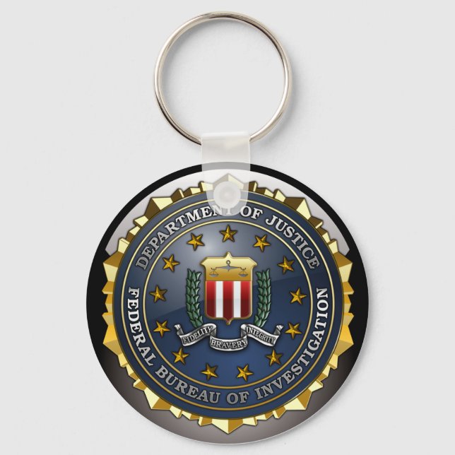 Llavero Emblema del FBI (Anverso)