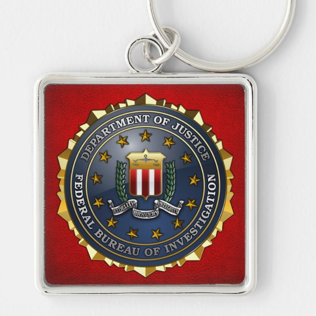 Llavero Emblema del FBI (Frente)