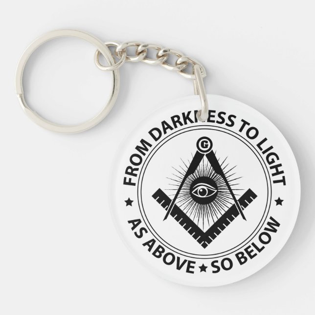 Llavero Emblema del Freemasonry (Frente)