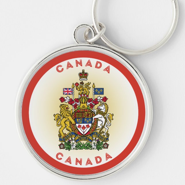 Llavero Emblema del Patrimonio de Canadá (Frente)