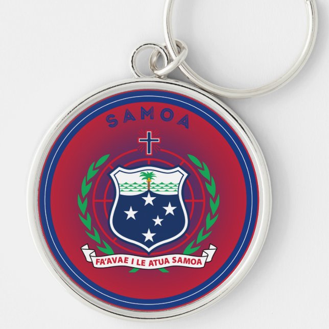 Llavero Emblema del Patrimonio de Samoa (Frente)