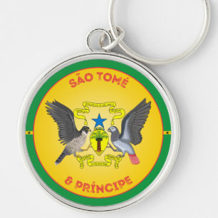 Llavero Emblema del Patrimonio de Santo Tomé y Príncipe