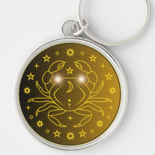 Llavero Emblema del Zodíaco Cáncer Símbolo Celestial Mín